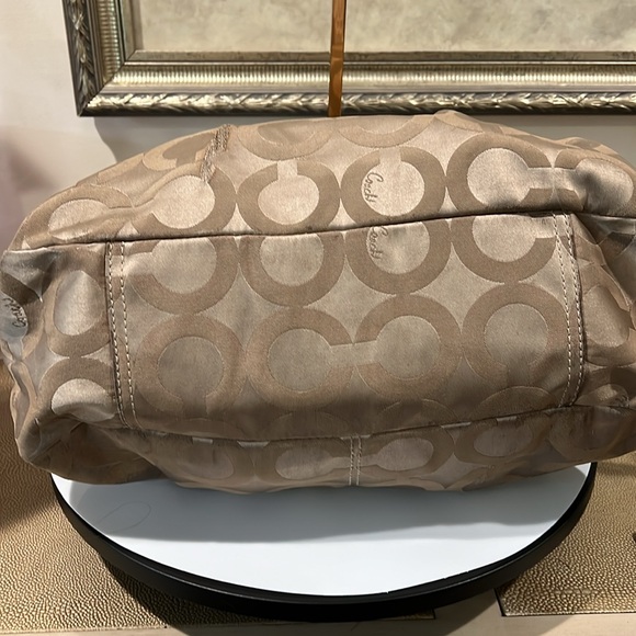 Coach Rehab Monogram Brown and Tan Women's Bag - Picture 10 of 15